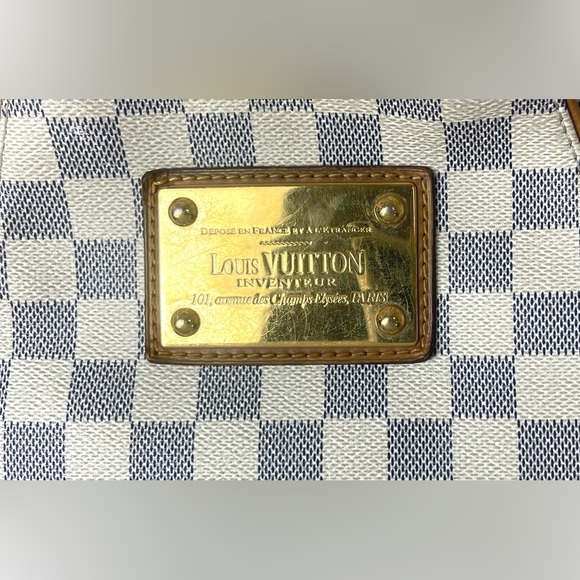 Authentic LOUIS VUITTON Galliera PM Azur Damier FL5018 Womens Handbag - Picture 3 of 16